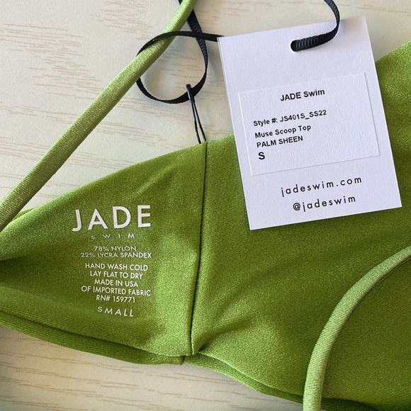 JADE Swim Womens Muse Scoop Bikini Swim Top NWT - Picture 6 of 7